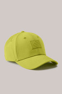 Detox green sports cap with front patch logo on neutral background