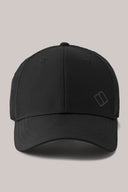 Charcoal grey sports cap with curved brim and subtle front logo, minimalist design