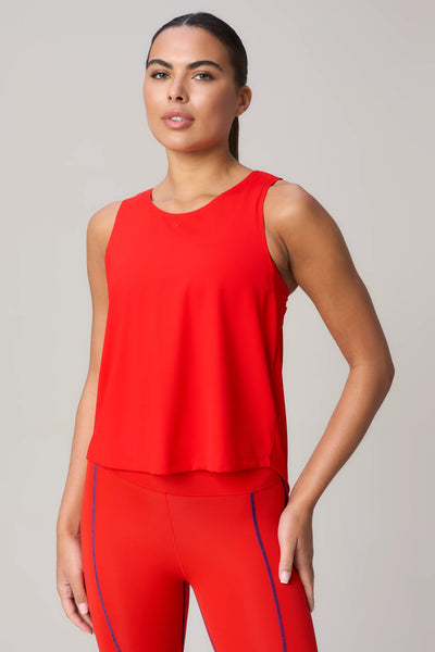 Munich Loose Tank, Fiery Red