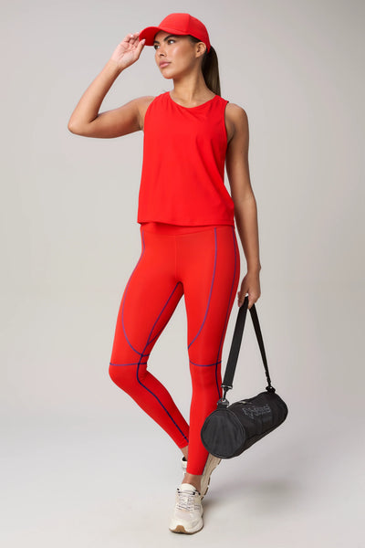 Munich Loose Tank, styled with gym bag