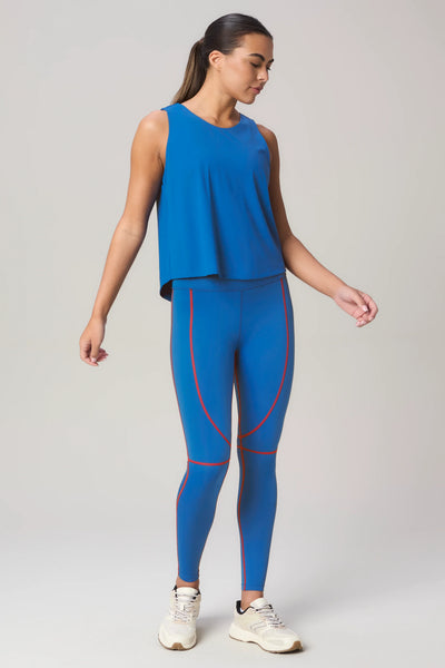 Munich Loose Tank, Cobalt Blue